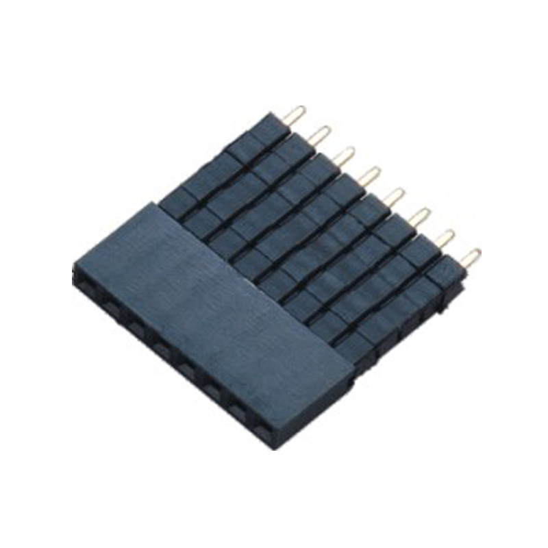 2.54MM  H=8.5MM  单排四层 180°DIP 排母