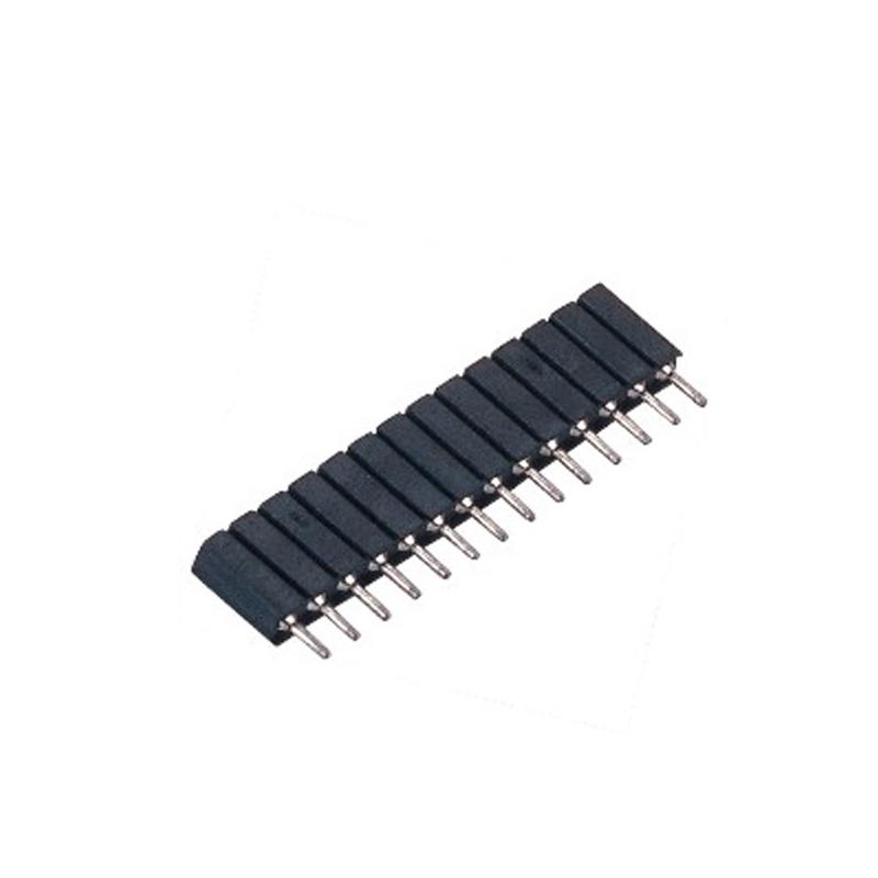 2.54MM 单排 14P  圆孔排母 连接器 定制