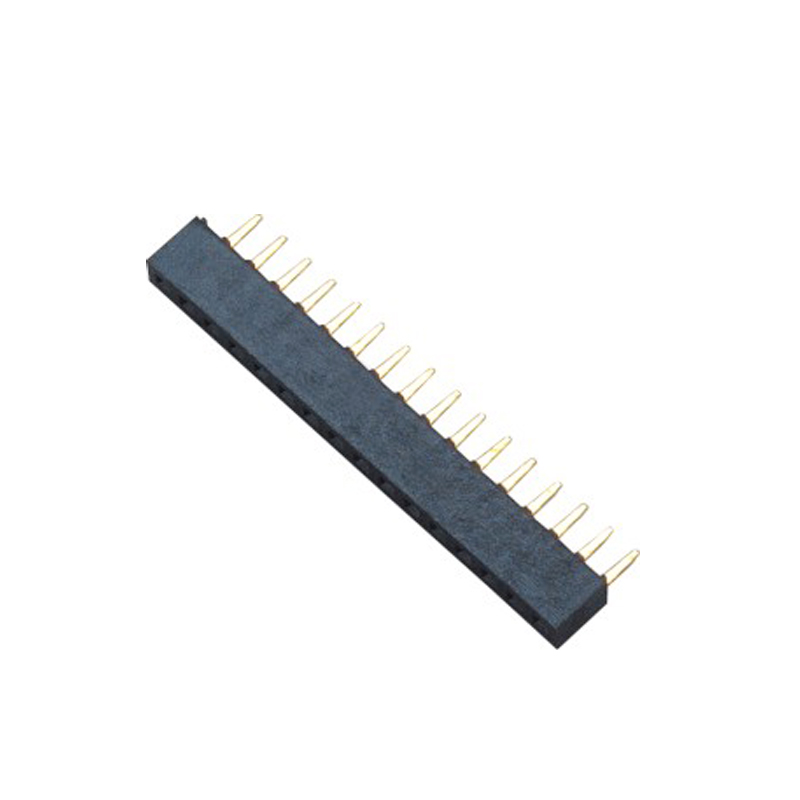 2.0MM H=4.3MM 单排  180°DIP 排母 厂家