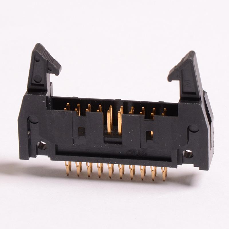 2.54mm 压接式 免焊式牛角 长/短耳扣 连接器