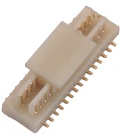 0.8MM  180° SMT Board To Board 公母头 带柱