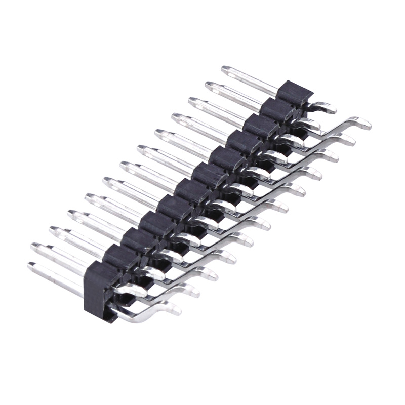 2.0MM 单层双排 90°SMT 排针