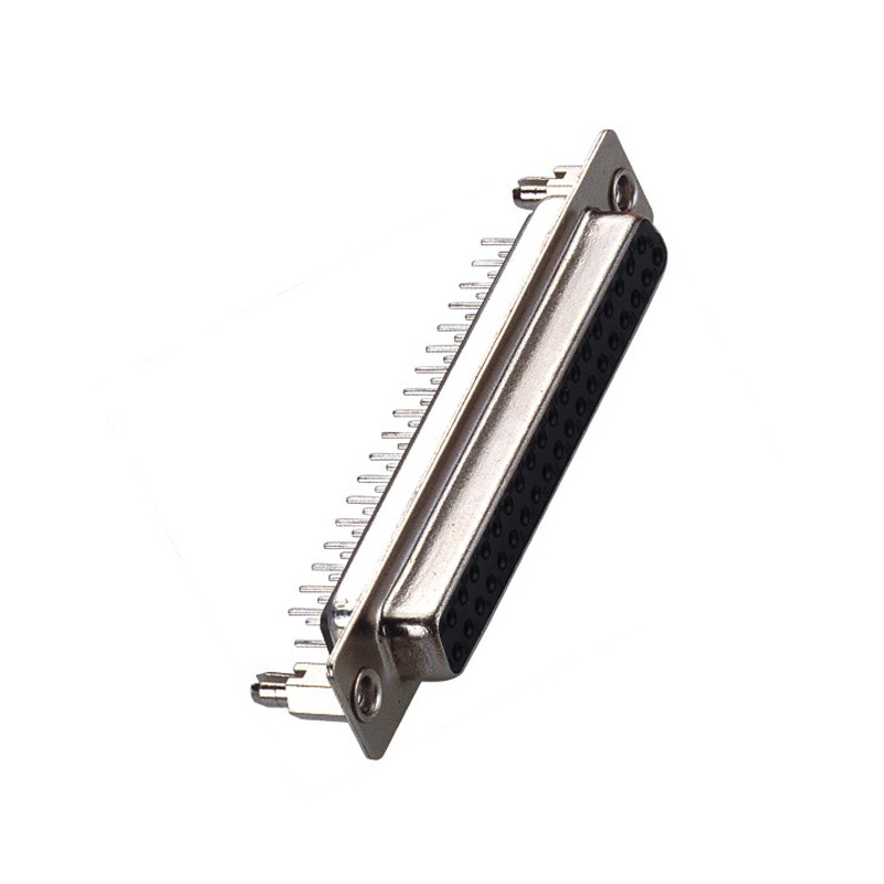D-SUB 上9p公下9P公 L=19.5 双层90度 PBT黑色 批量生产