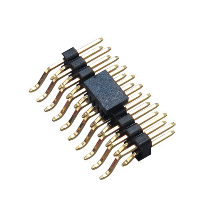 2.54MM  单层双排 弯针  排针 直销