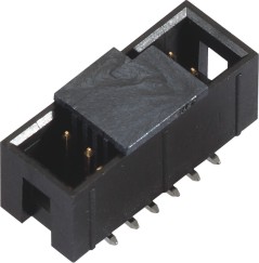 2.54间距  贴片 简易牛角 连接器供应商