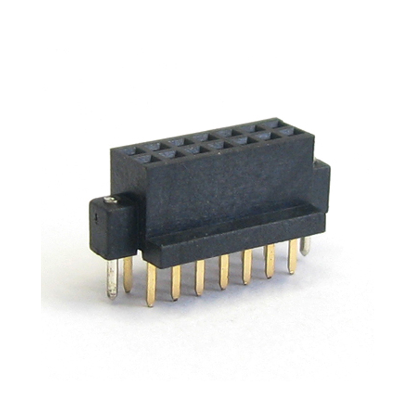 1.27MM H=4.4MM 双排 180°DIP  排母 直销