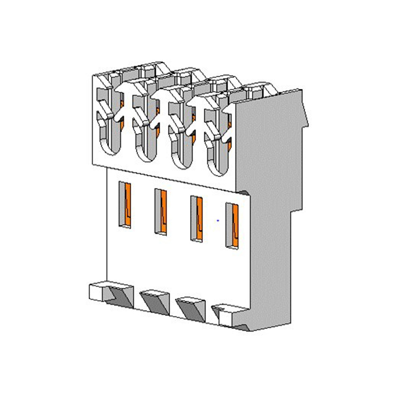 3.96间距 wafer IDC型 压线型 两头出线带防呆